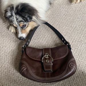 EUC Brown Coach shoulder bag